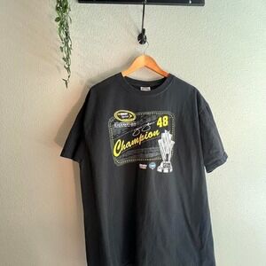 Chase Authentics Jimmie Johnson Sprint Cup Series Black T Shirt Size XL Nascar